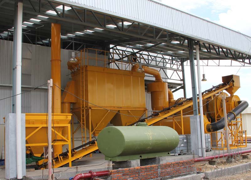 干混砂漿生產(chǎn)線烘干機