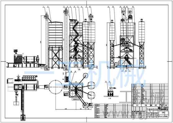 配烘干機干混砂漿生產(chǎn)線
