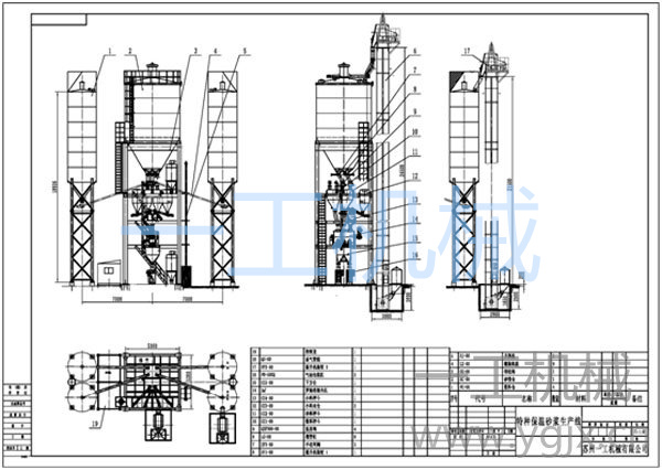 保溫砂漿生產(chǎn)線(xiàn)圖紙